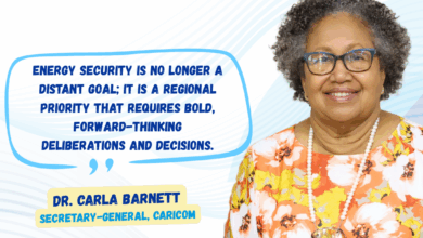 Photo of Energy security is a regional priority – CARICOM Secretary-General in message to launch CARICOM Energy Month