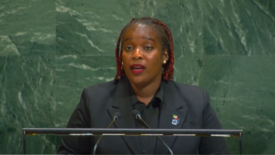 Photo of Statement by St. Kitts and Nevis on behalf of CARICOM at the Beijing + 30 High-Level Meeting